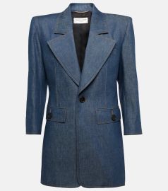 Saint Laurent - Denim blazer at Mytheresa